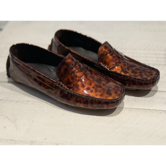 Cole Haan Women's Tortoise-Shell Patent Leather Loafer - NWOT